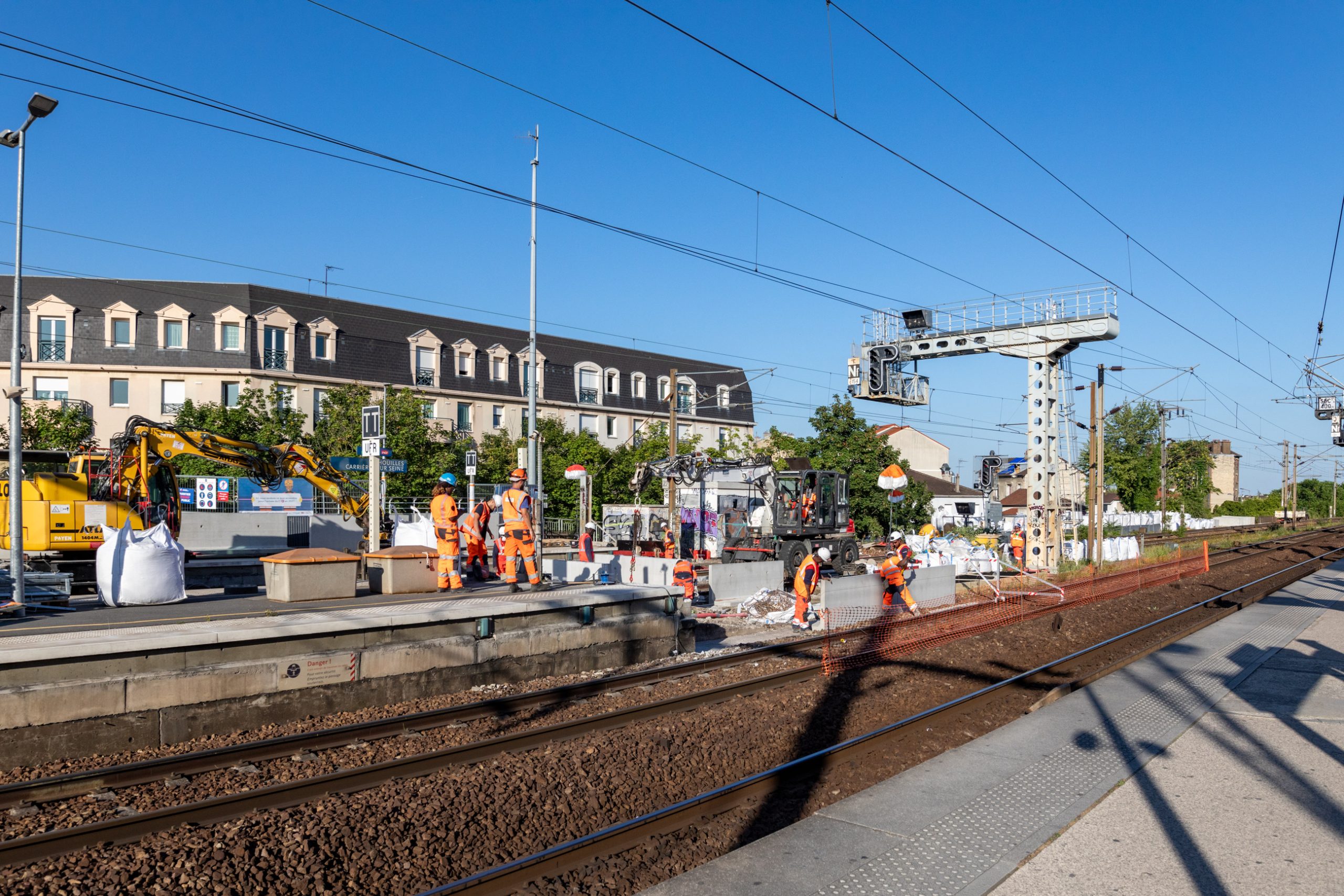 Travaux de quais