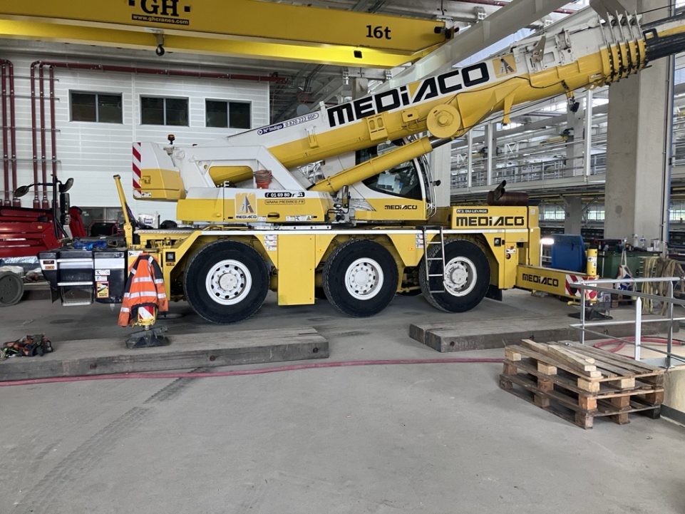 une grue