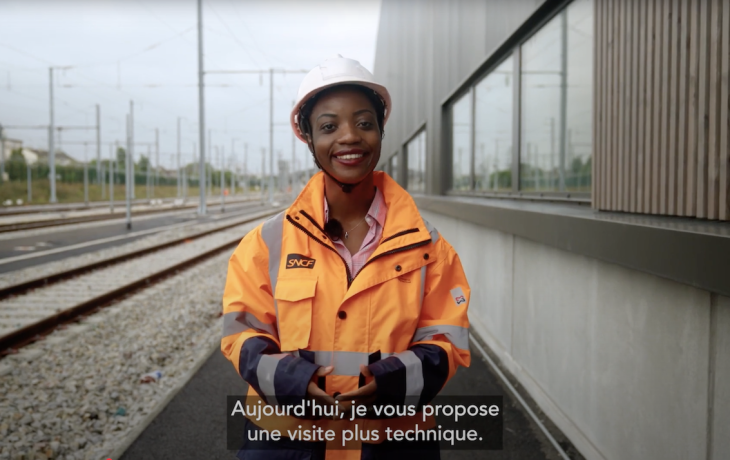 Viens visiter mon chantier, les travaux du technicentre avance !
