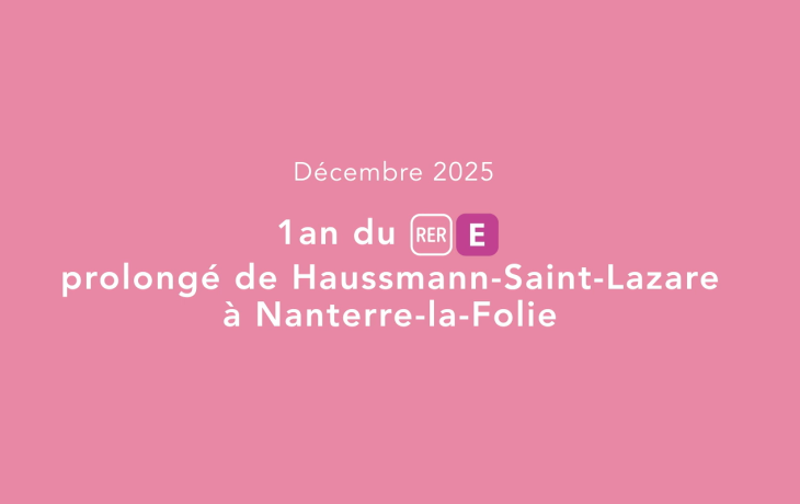 [VIDEO]🎉 1 an d’exploitation du RER E jusqu’à Nanterre-La Folie ! 🎉