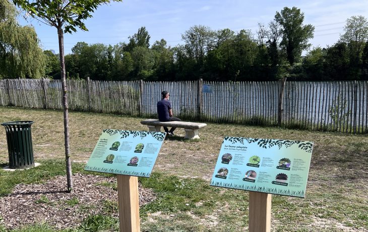 À Carrières-sur-Seine, des panneaux pédagogiques pour expliquer la biodiversité